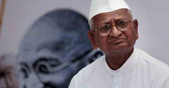 Anna Hazare hospitalised after lack of blood supply to brain Anna Hazare hospitalised after lack of blood supply to brain