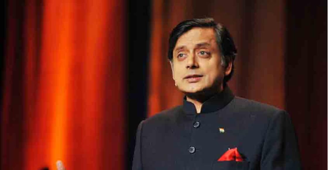 Tharoor quotes RSS source to call Modi 'scorpion over Shiv Linga', BJP fumes Tharoor quotes RSS source to call Modi 'scorpion over Shiv Linga', BJP fumes