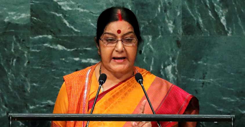 Sushma rebuffs Pak invite to Modi for SAARC summit Sushma rebuffs Pak invite to Modi for SAARC summit