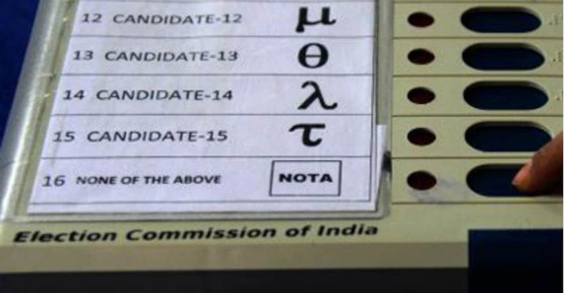 'NOTA' is runners-up in two Maharashtra Assembly seats 'NOTA' is runners-up in two Maharashtra Assembly seats