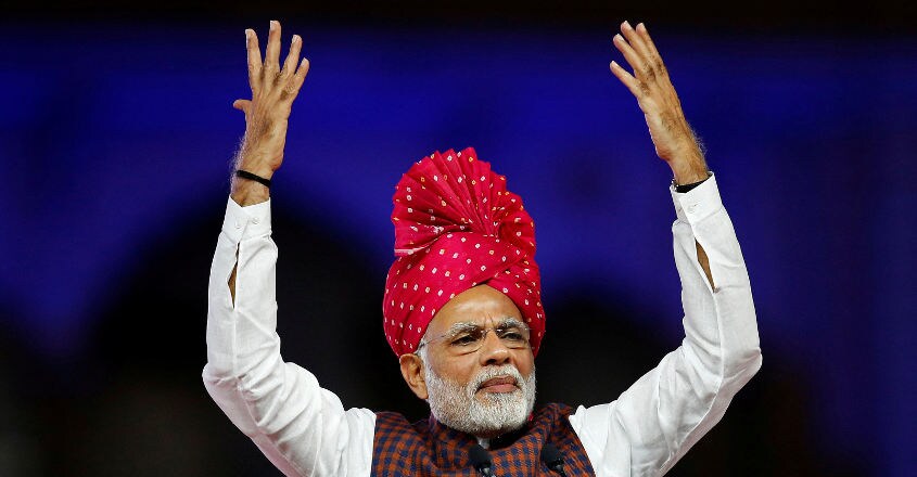 Modi in Ahmedabad Modi in Ahmedabad