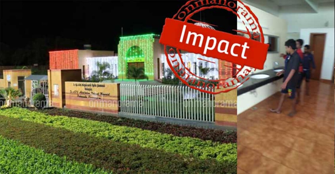 Onmanorama Impact: Shut toilets at Kalam Memorial operational now