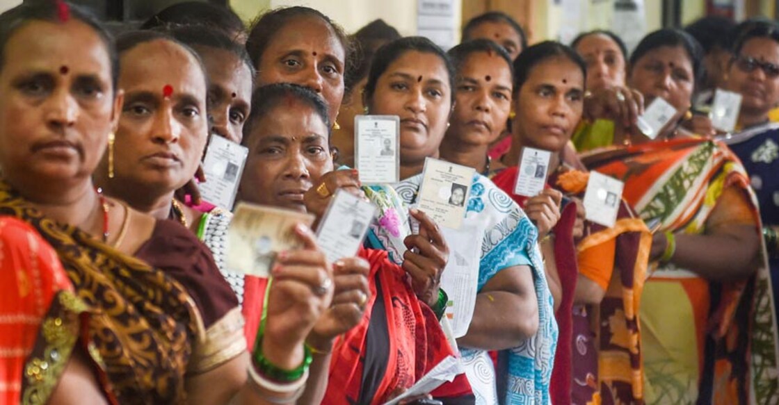 Rain mars Maharashtra polling, Haryana sees moderate turnout