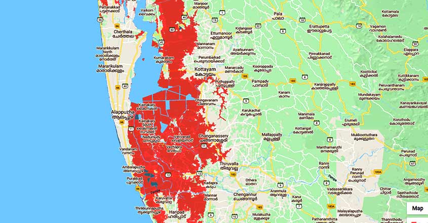 Many regions of these Kerala districts at risk of being submerged by 2050 Many regions of these Kerala districts at risk of being submerged by 2050
