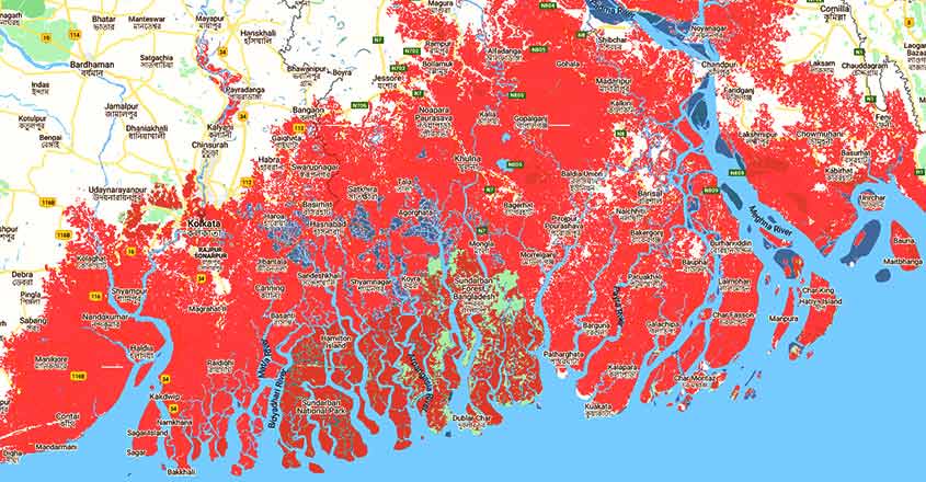 Many regions of these Kerala districts at risk of being submerged by 2050 Many regions of these Kerala districts at risk of being submerged by 2050