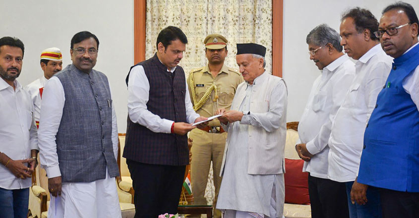 Governor invites Shiv Sena to stake claim in Maharashtra after BJP opts out Governor invites Shiv Sena to stake claim in Maharashtra after BJP opts out