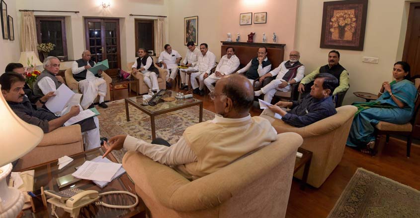 Maharashtra: NCP-Shiv Sena-Congress alliance likely to form government tomorrow Maharashtra: NCP-Shiv Sena-Congress alliance likely to form government tomorrow