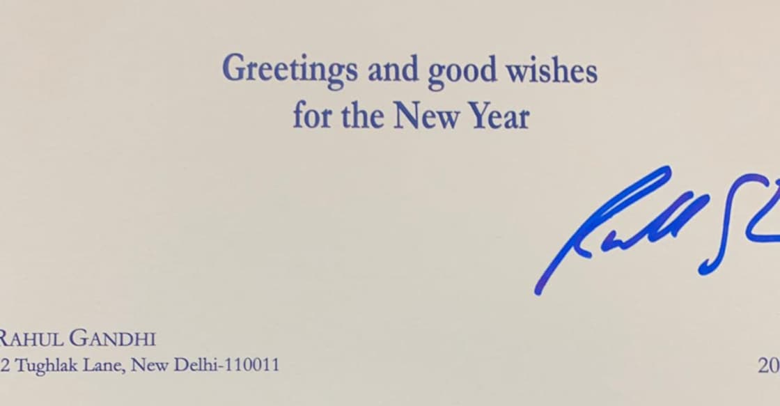 Rahul Gandhi.