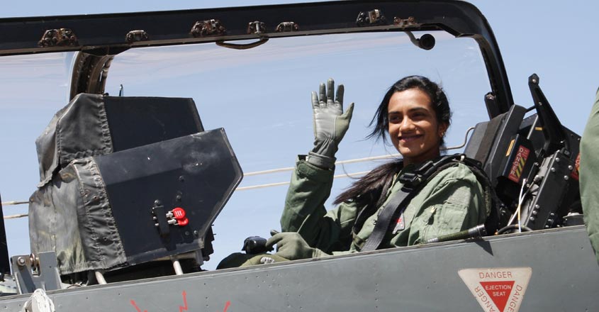 Sindhu pulls 5g during 31-min flight on Tejas Sindhu pulls 5g during 31-min flight on Tejas