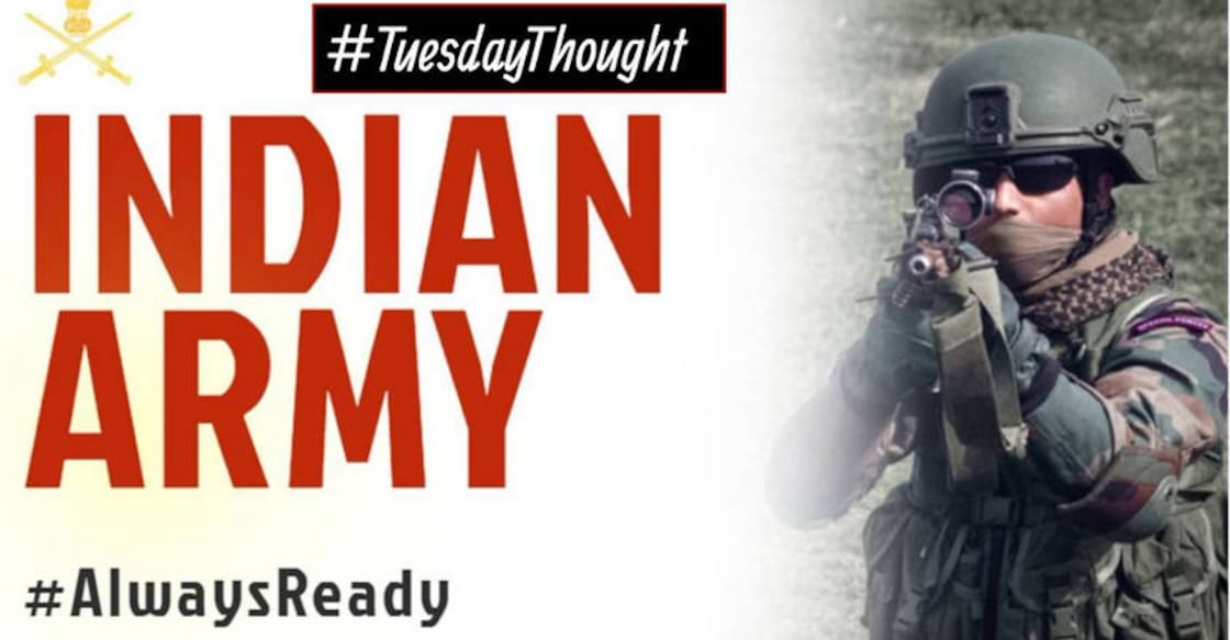 Hours after air strike,  Army tweets Hindi poem