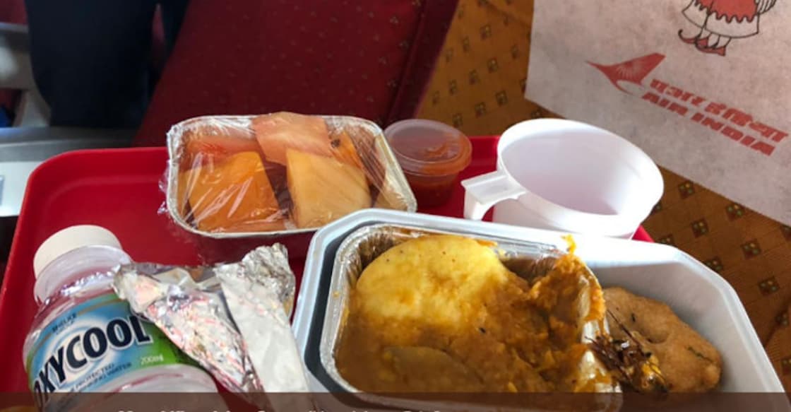 Man finds cockroach in idli-vada served during Air India flight Man finds cockroach in idli-vada served during Air India flight
