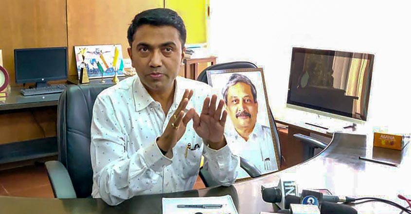 New Goa CM to seek floor test on Wednesday