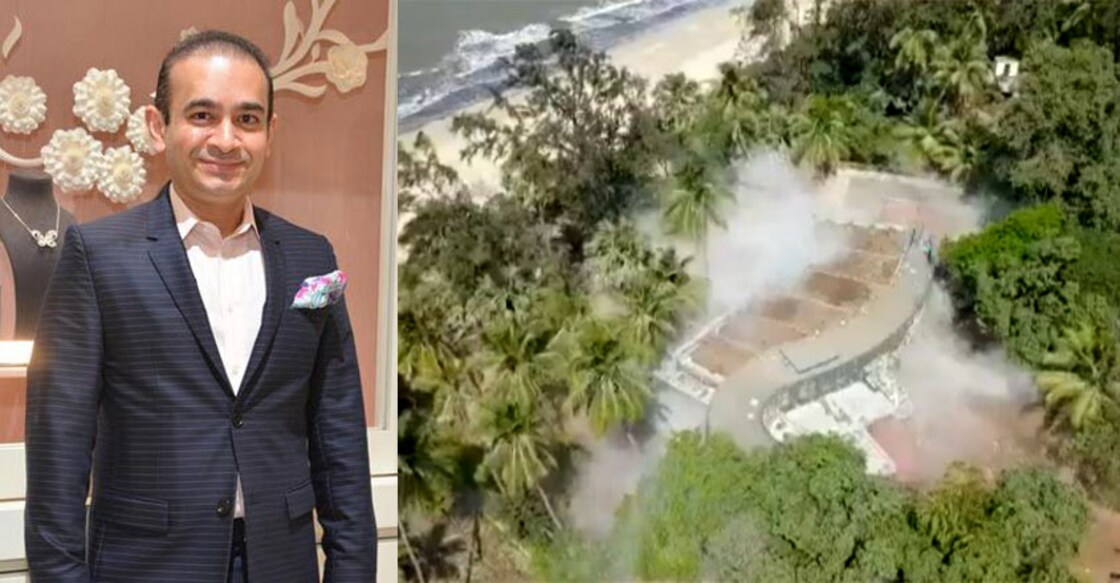 Nirav Modi's seaside bungalow razed