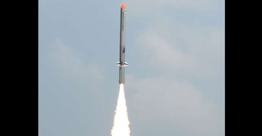 Nirbhay missile cruises at 5-m altitude for nearly 10 min Nirbhay missile cruises at 5-m altitude for nearly 10 min