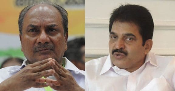 Antony, Venugopal turn down offer to become President of Congress Antony, Venugopal turn down offer to become President of Congress