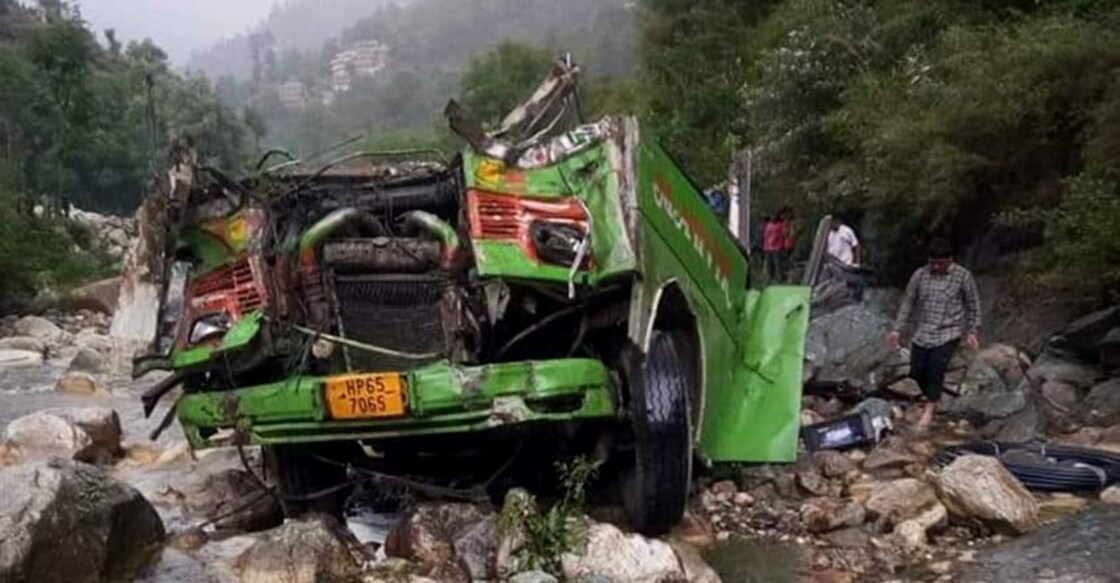 29 killed, 18 injured after bus falls from bridge in UP