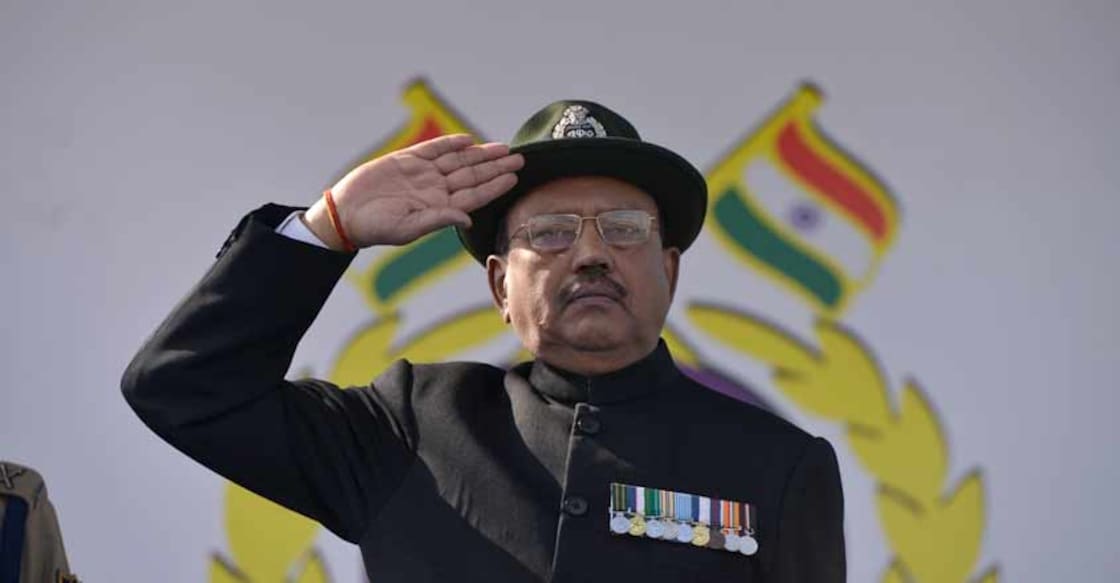 Gurugram: National Security Adviser (NSA) Ajit Doval during the 80th Raising Day celebrations of the Central Reserve Police Force (CRPF) in Gurugram, on March 19, 2019. (Photo: IANS)