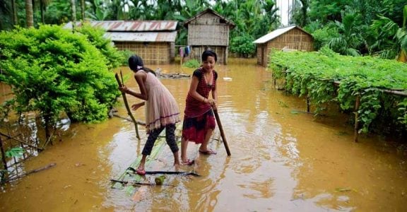 Over 22 lakh in Assam hit by floods, death toll now 76 Over 22 lakh in Assam hit by floods, death toll now 76