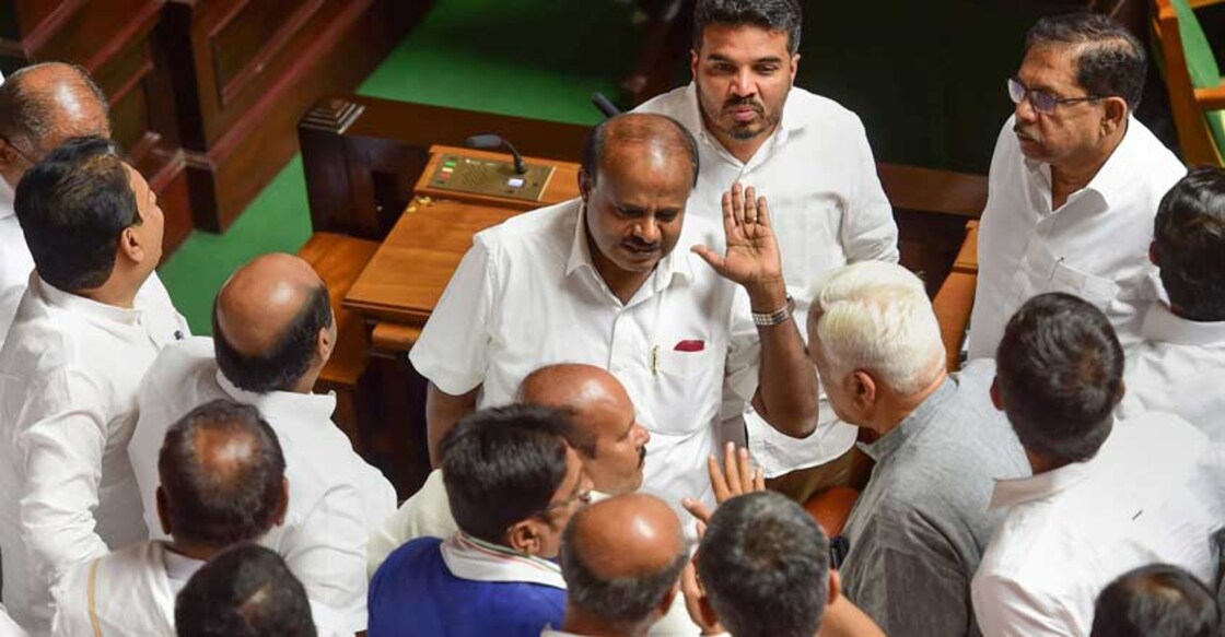 Karnataka Assembly adjourned till Monday, trust vote drama drags on Karnataka Assembly adjourned till Monday, trust vote drama drags on
