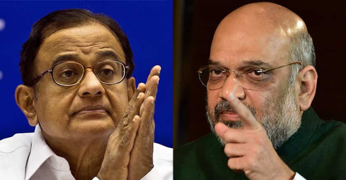 chidambaram-amit-shah chidambaram-amit-shah