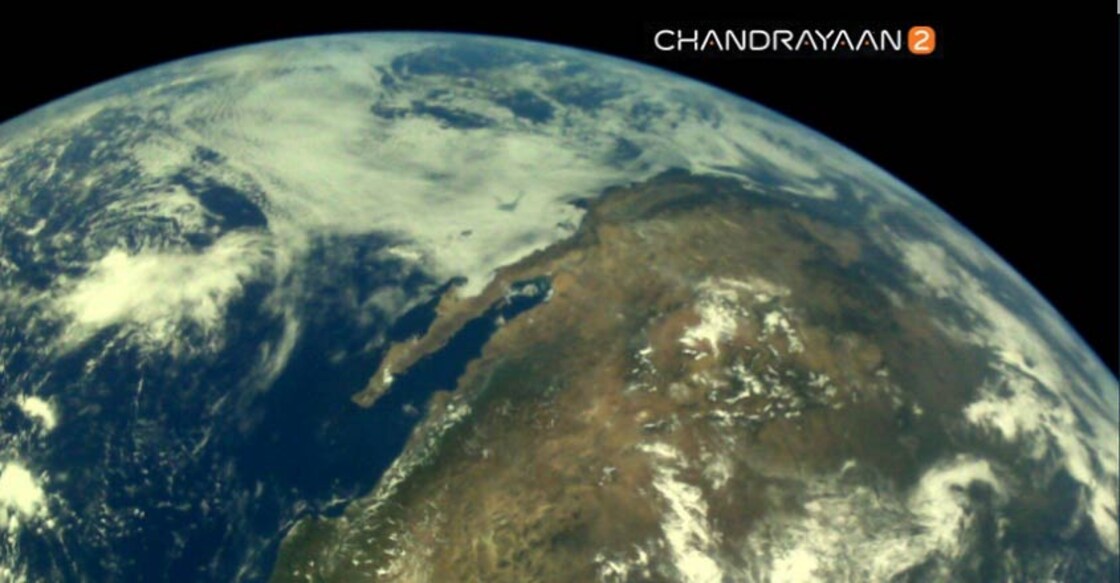 See how Earth looks from up-above, ISRO shares images captured by Chandrayaan-2 See how Earth looks from up-above, ISRO shares images captured by Chandrayaan-2