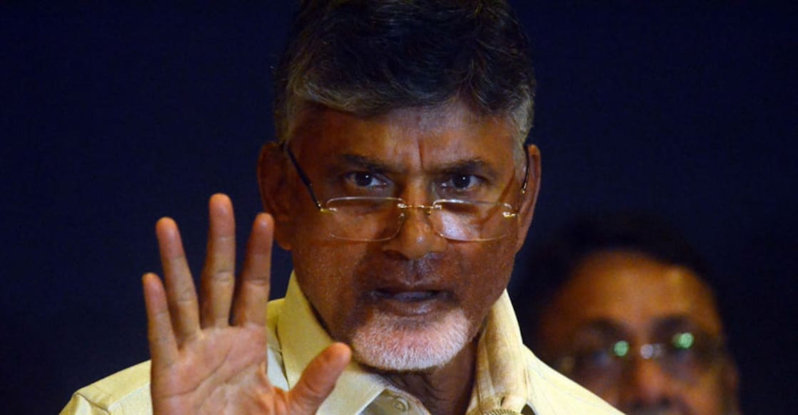 Mumbai: Andhra Pradesh Chief Minister and TDP supremo N. Chandrababu Naidu addresses a joint press conference by opposition parties, in Mumbai on April 23, 2019. (Photo: IANS) Mumbai: Andhra Pradesh Chief Minister and TDP supremo N. Chandrababu Naidu addresses a joint press conference by opposition parties, in Mumbai on April 23, 2019. (Photo: IANS)