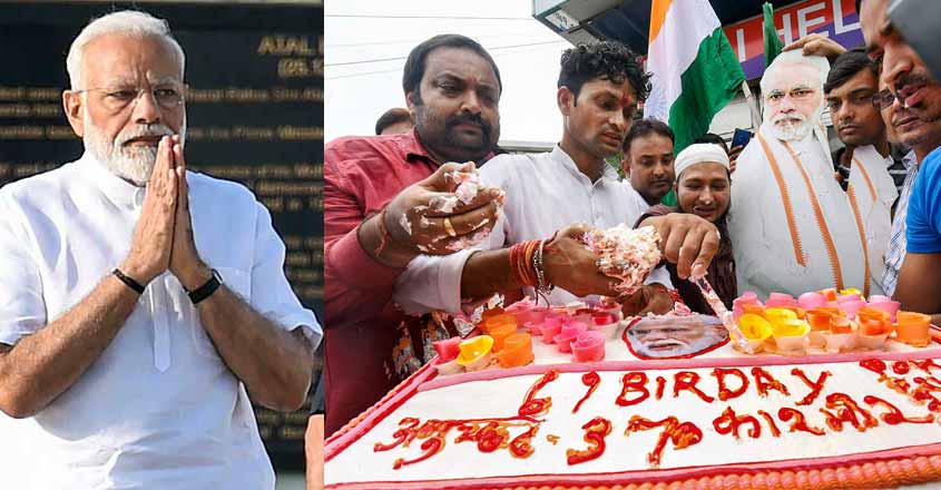 Modi turns 69; fan offers gold crown, weighing 1.25 kg, to temple | India  News | Manorama English