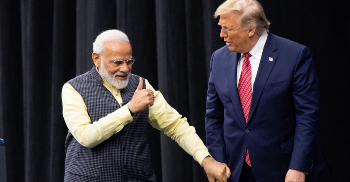 PM Modi gets rousing welcome at Houston's NRG stadium