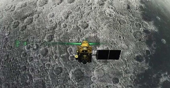 NASA captures images of Chandrayaan-2's Moon landing site: report NASA captures images of Chandrayaan-2's Moon landing site: report