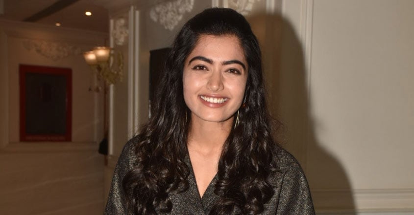 Income Tax raid at actress Rashmika Mandanna's residence Income Tax raid at actress Rashmika Mandanna's residence