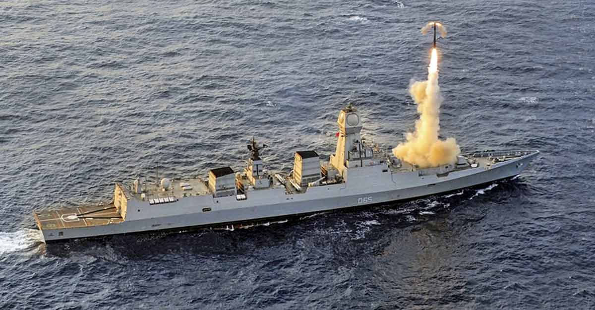 BrahMos again proves reliability with successful test-firing from INS Chennai