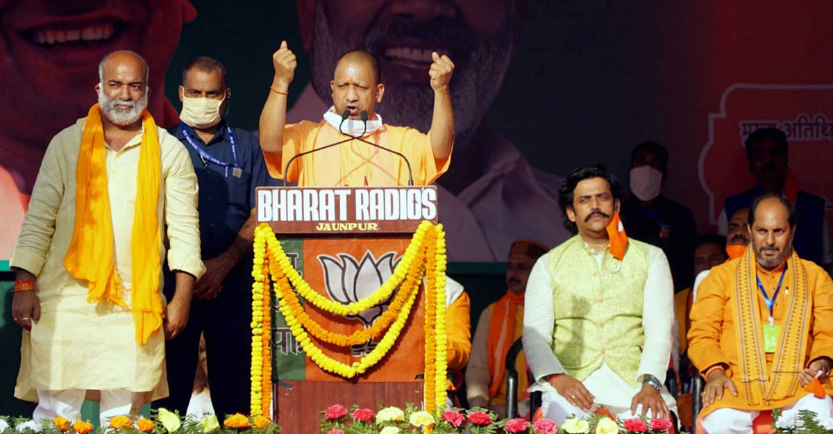 Adityanath says he will bring law on 'love jihad', uses 'Ram Naam Satya journey' as threat