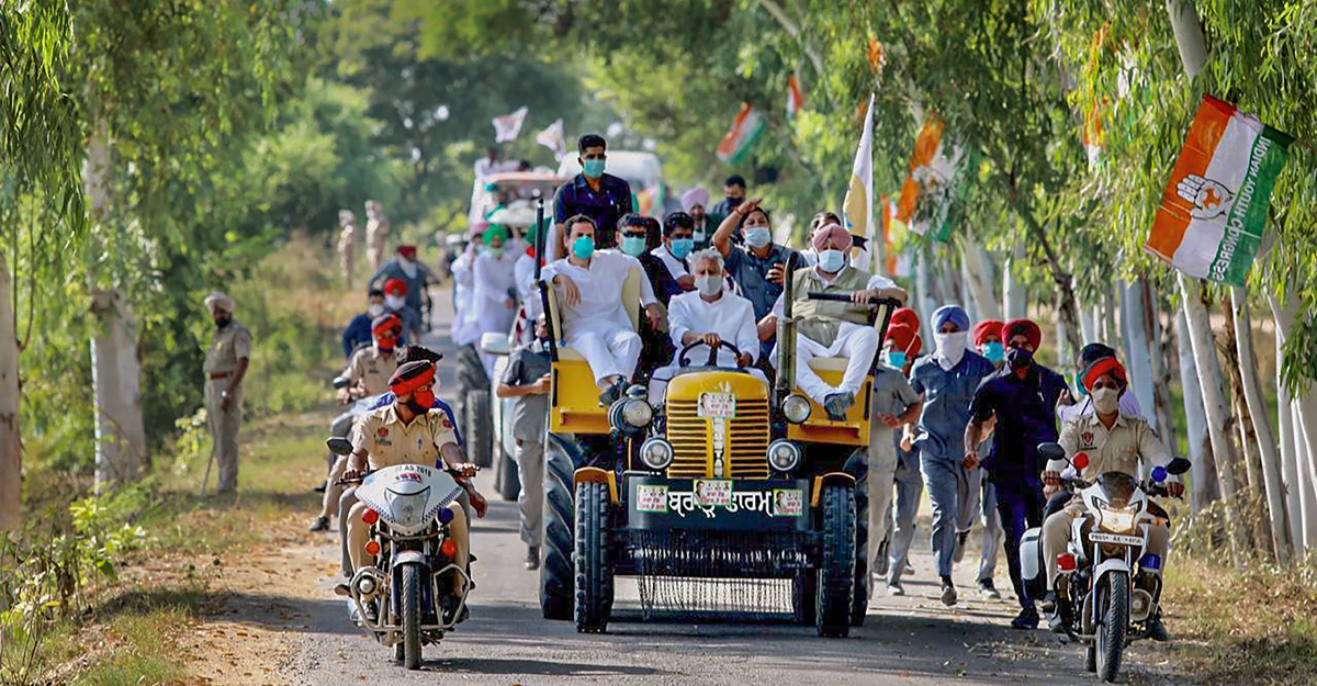 At Punjab rally, Rahul slams Centre over farm laws