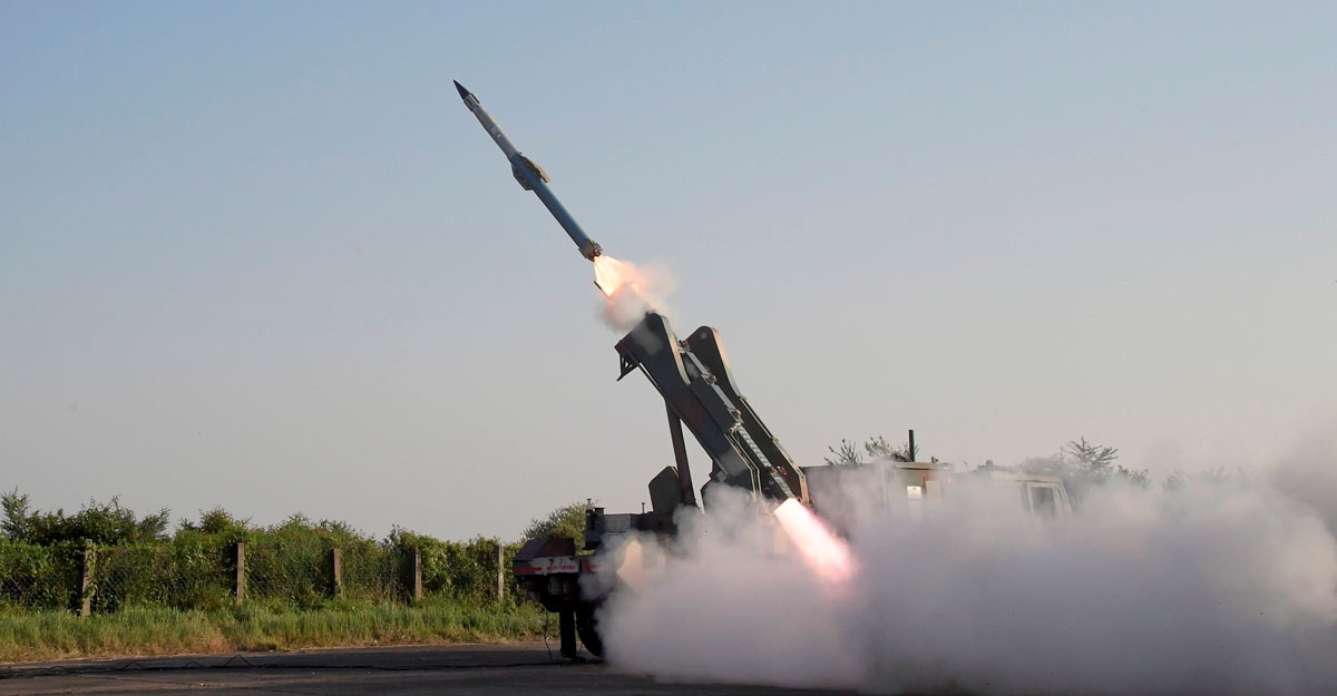 India successfully test-fires Quick Reaction Surface-to-Air Missiles India successfully test-fires Quick Reaction Surface-to-Air Missiles