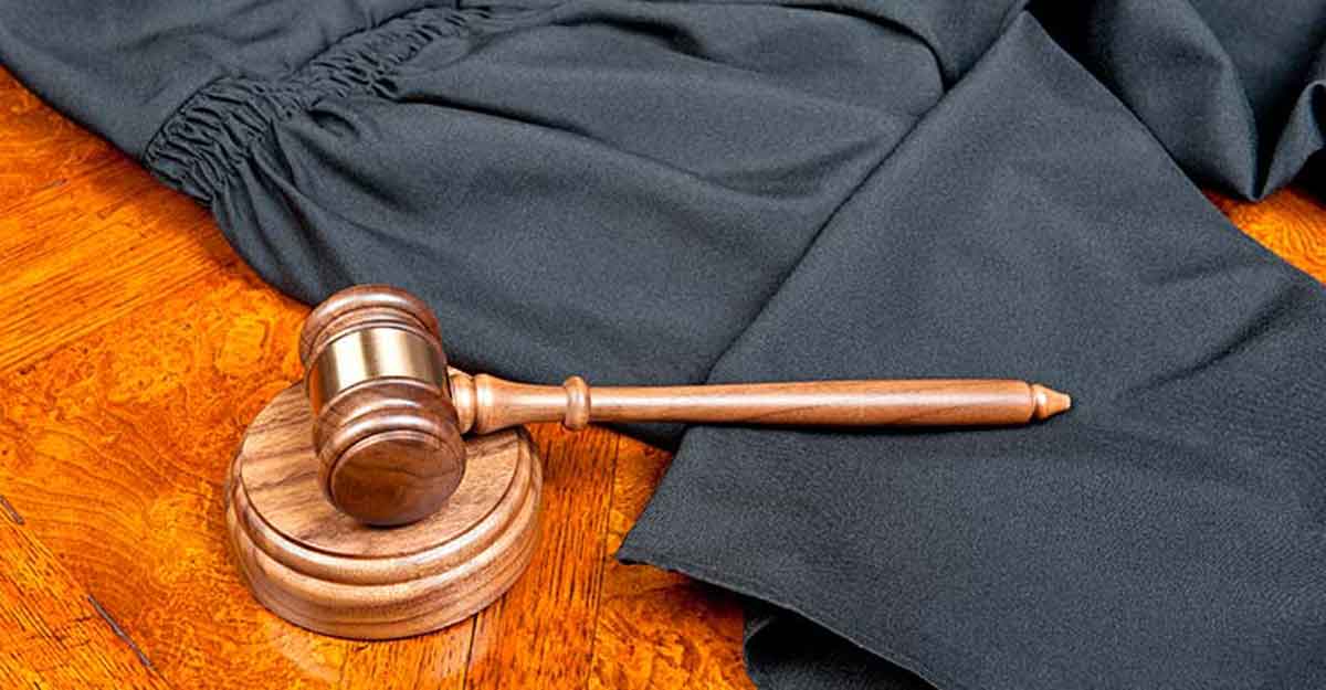 Gown and gavel