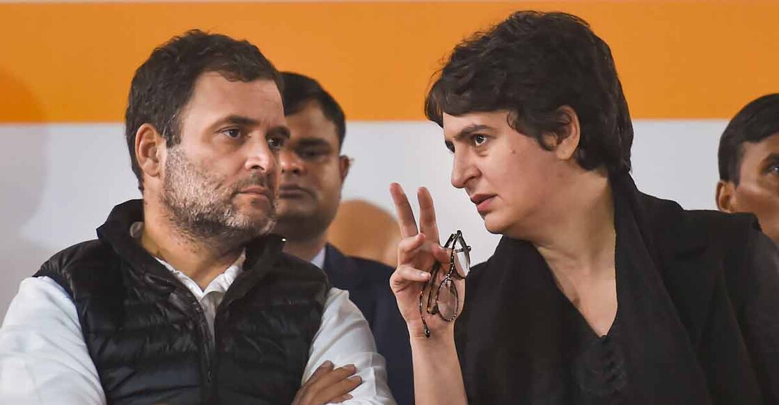 Rahul Gandhi, Priyanka Gandhi. File Photo