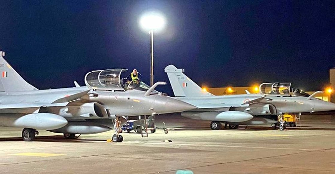 Three more Rafale jets arrive in India after flying non-stop from France Three more Rafale jets arrive in India after flying non-stop from France