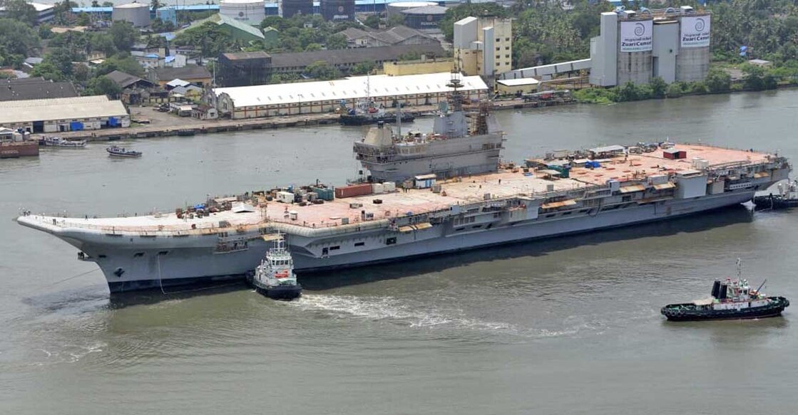 Basin trials of IAC Vikrant successfully completed at Cochin Shipyard, sea trials next Basin trials of IAC Vikrant successfully completed at Cochin Shipyard, sea trials next