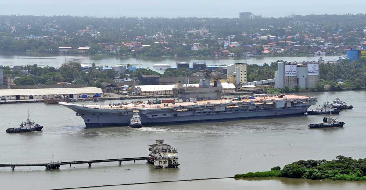 Basin trials of IAC Vikrant successfully completed at Cochin Shipyard, sea trials next Basin trials of IAC Vikrant successfully completed at Cochin Shipyard, sea trials next
