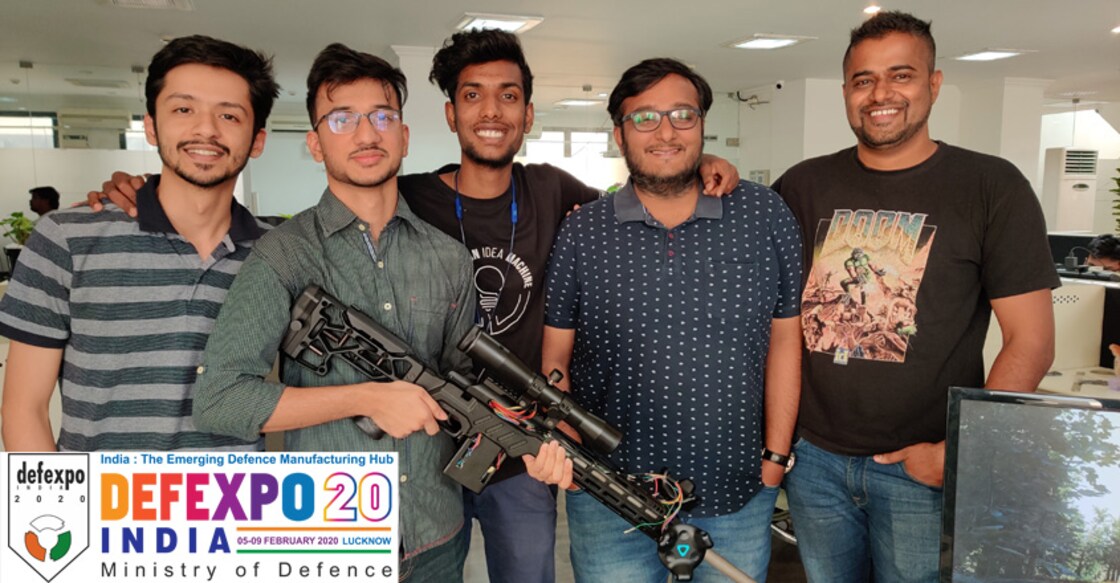 Guns n’ Bros: Young techies target DefExpo with sniper VR pack Guns n’ Bros: Young techies target DefExpo with sniper VR pack