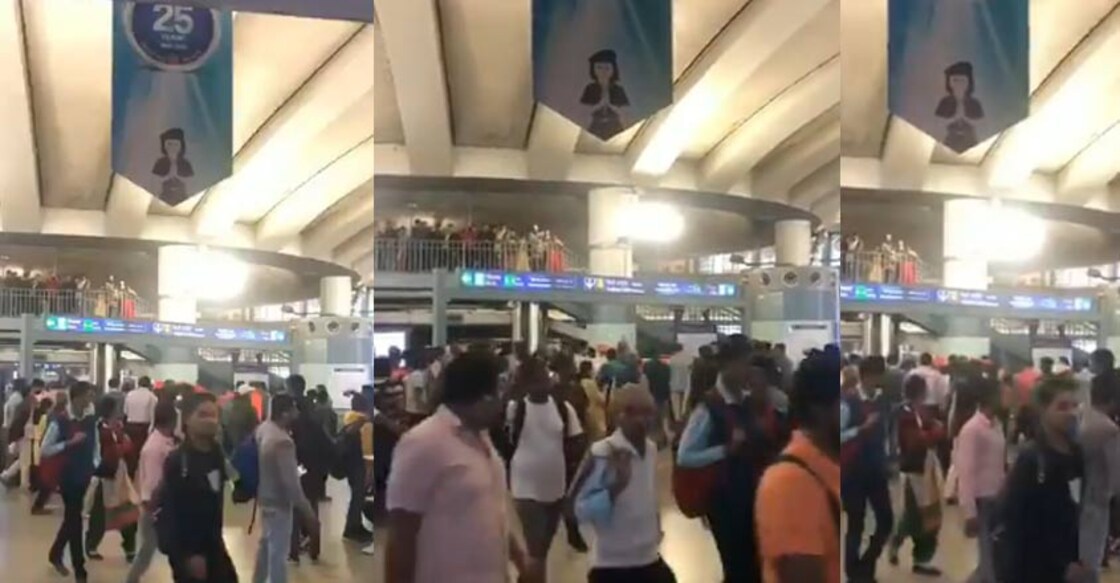 6 held for raising 'shoot the traitors' slogans on Delhi Metro train 6 held for raising 'shoot the traitors' slogans on Delhi Metro train
