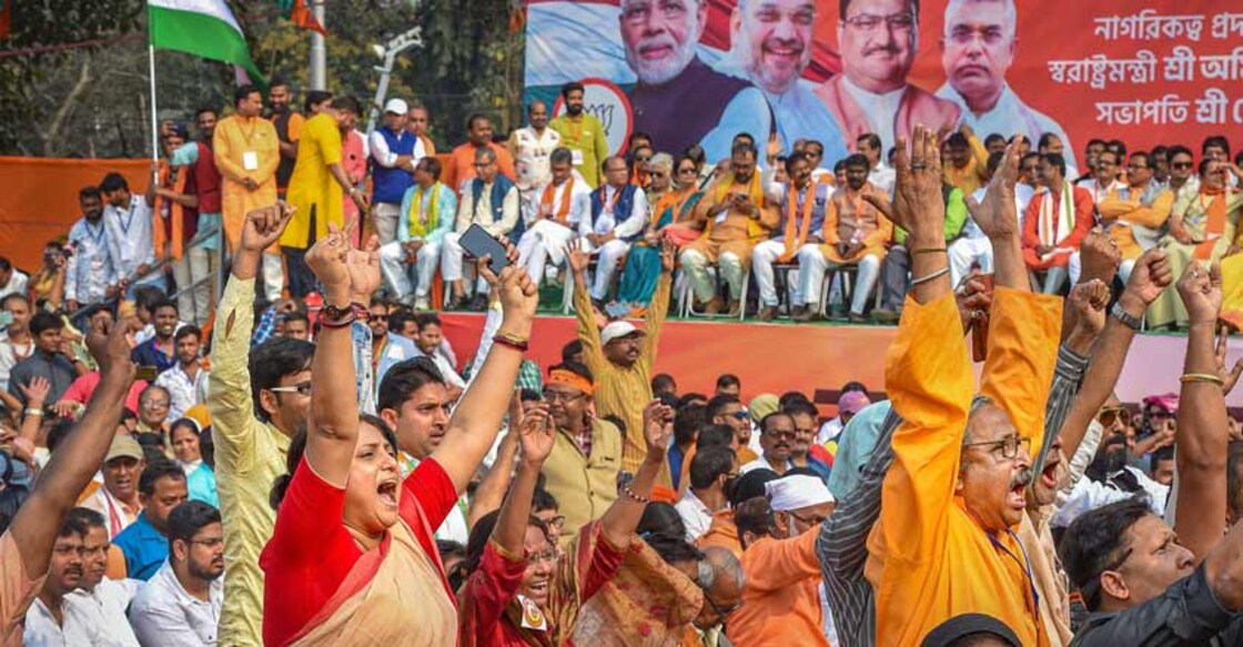 BJP workers raise 'shoot the traitors' slogan en route to Amit Shah's Kolkata rally