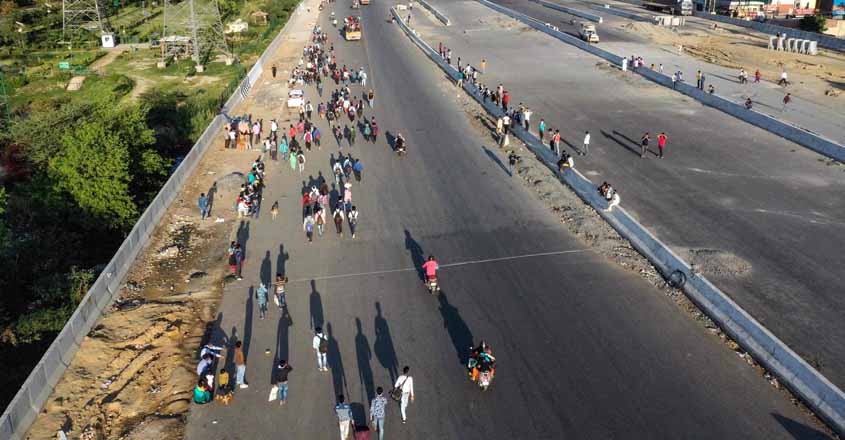 Guest workers stopped from walking to UP, Bihar; sent back to camps in Kerala