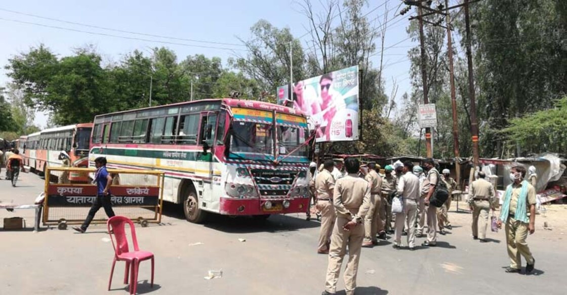Nearly 3,000 students from Rajasthan head to home in UP govt buses, thousands still waiting