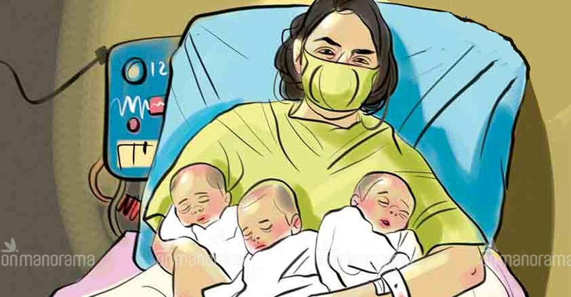 Mother's day: Denied treatment by 7 hospitals, coronavirus positive woman gives birth to triplets
