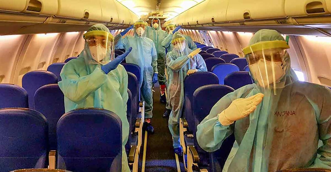 Keep middle seats vacant or provide wrap-around gowns: DGCA to airlines