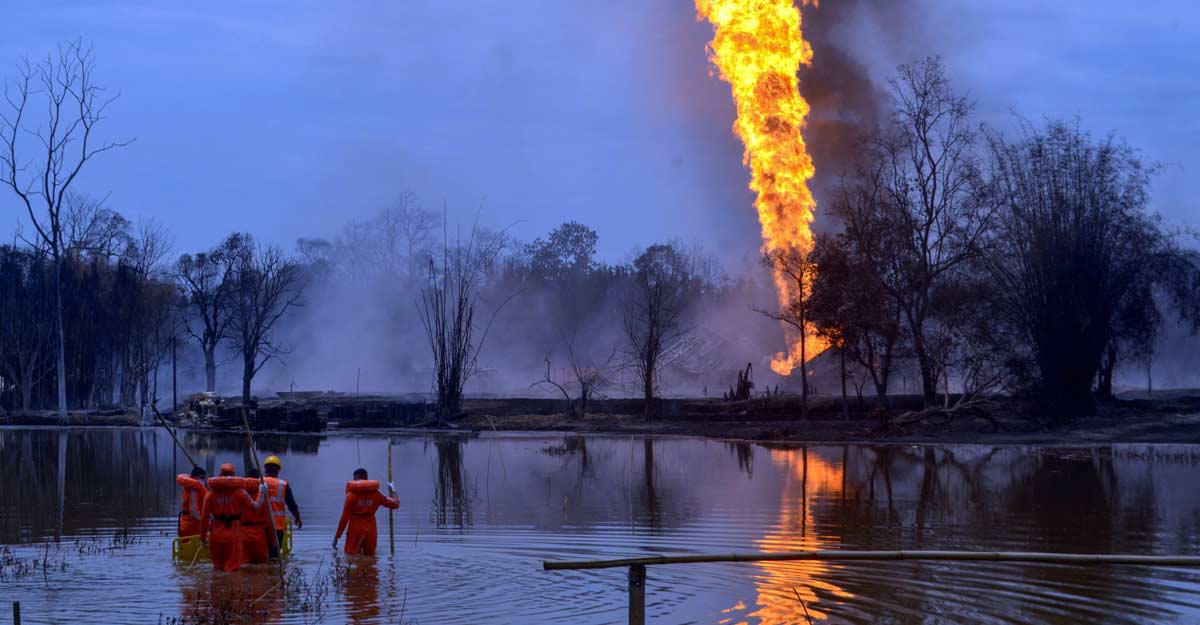 Assam gas well fire: 7,000 people moved to 12 relief camps