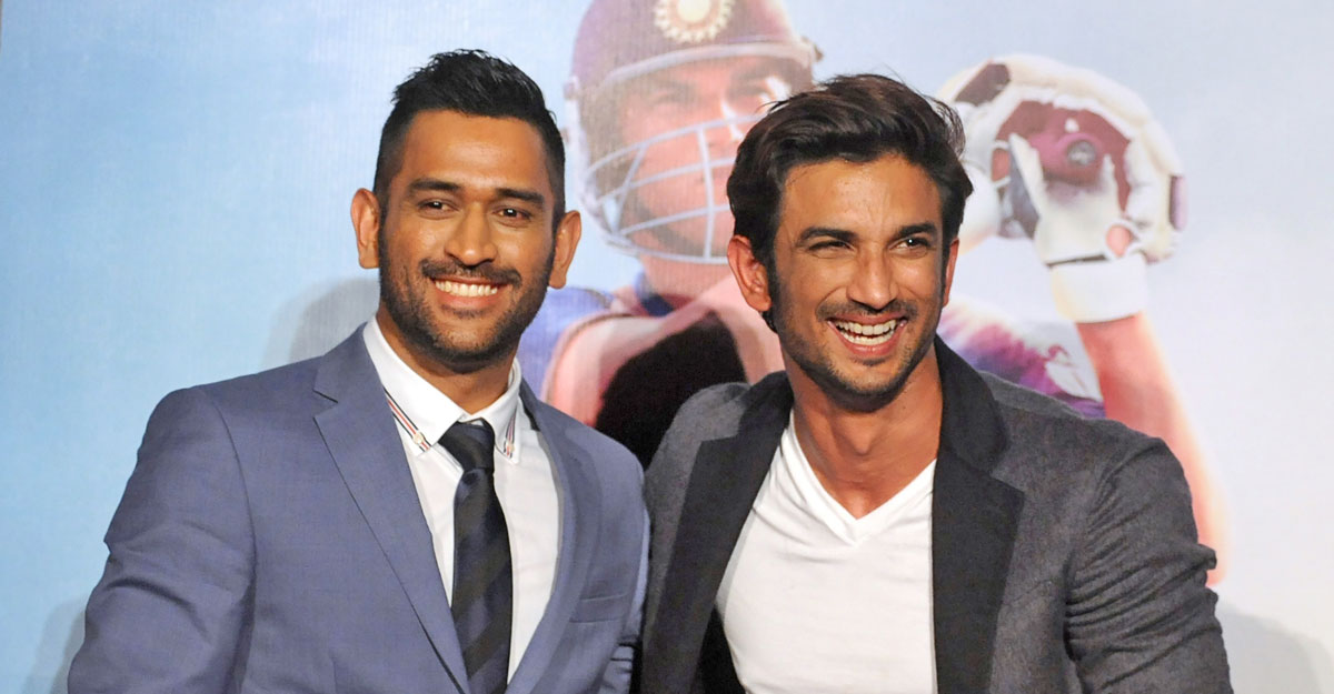 Dhoni and Sushant Dhoni and Sushant
