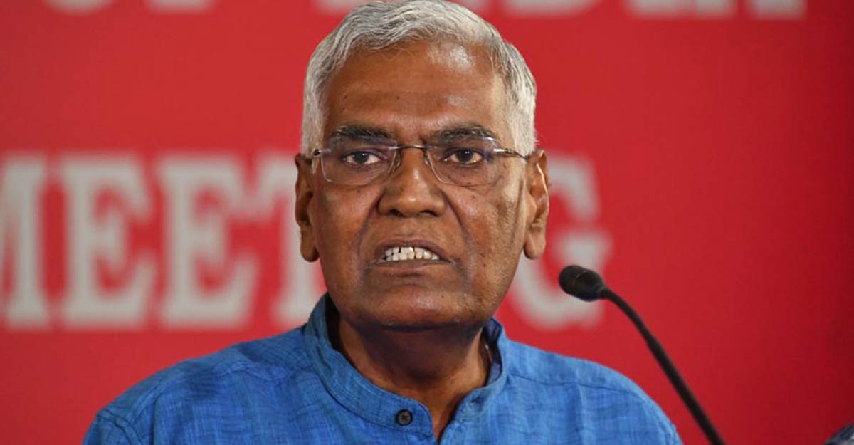 No one can question our patriotism, says CPI leader D Raja No one can question our patriotism, says CPI leader D Raja