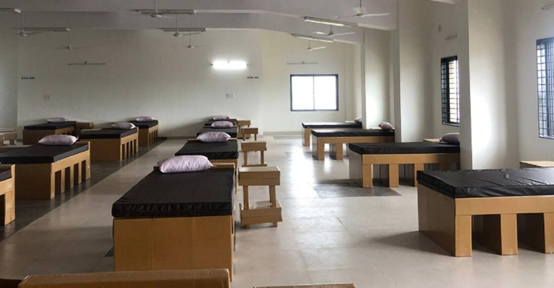 The COVID-19 centre at Rajkot